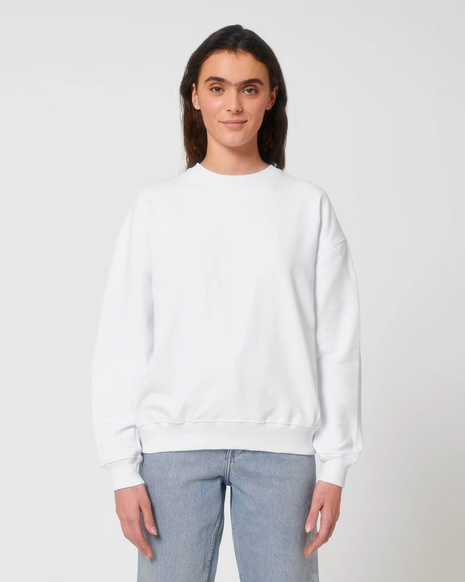 Unisex Organic Boxy Dry-Feel Sweatshirt - 400 g/m² | Ledger Dry Crewnecks STSU798