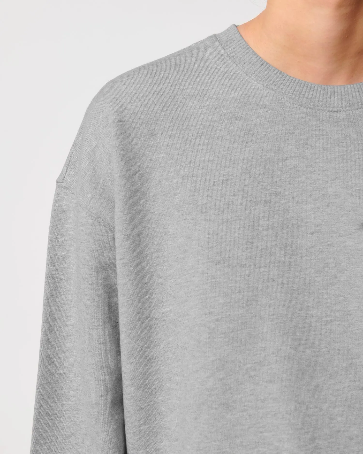 Unisex Organic Boxy Dry-Feel Sweatshirt - 400 g/m² | Ledger Dry Crewnecks STSU798