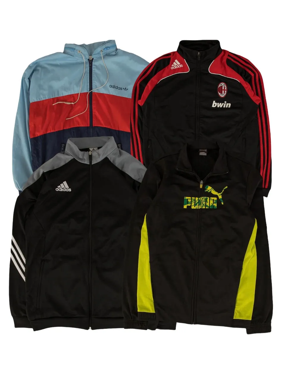 Vintage Branded Track Tops/Jackets Bundle (20 pcs)